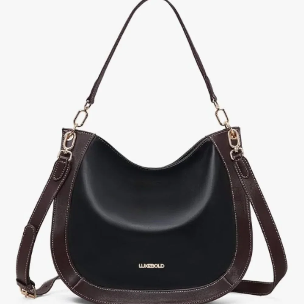 NEW LuxeBold Hobo Bag Crossbody / Slouchy Tote - Picture 1 of 5